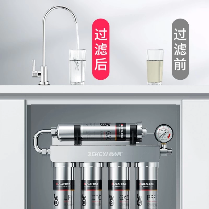 德国德克西Q1-1 超滤净水器家用直饮自来水龙头前置过滤器厨房不锈钢净水机(两年滤芯,不含安装)