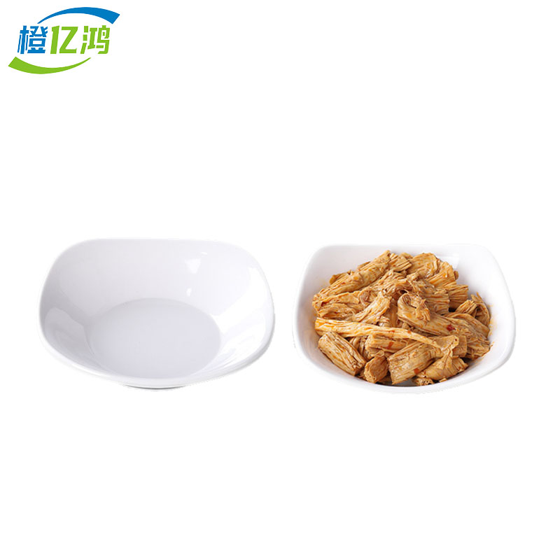 橙亿鸿 密胺四方碟 4英寸直径10.3cm 个高清大图