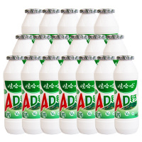 娃哈哈小AD钙奶饮料瓶装 100ml*6(儿童牛奶酸奶饮品批发营养早餐)原味奶饮料