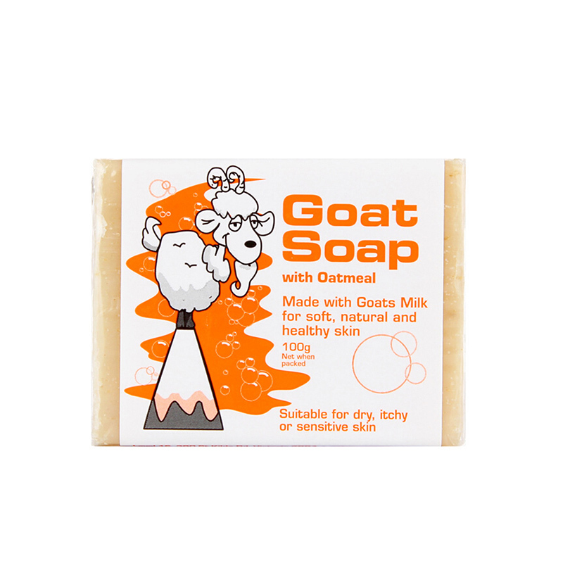 Goat Soap羊奶皂燕麦味滋润营养手工香皂保湿补水天然润肤100gPH平衡温和配方各种肤质澳洲