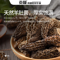 贡极名菌荟萃羊肚菌非人工种植山珍菌菇干货羊肚菌礼盒60g*1盒