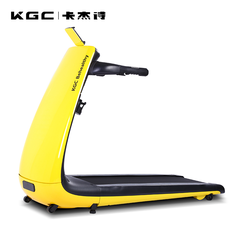 KGC卡杰诗P100太空梭跑步机 家用折叠 多功能静音 坡度调节 小型电动健身器材 活力黄