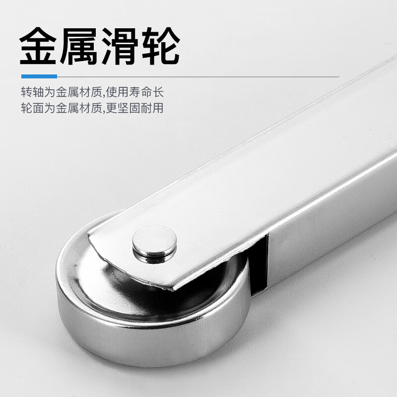 泰尼珂 消防门顺位器闭门器弹簧关门器 201不锈钢顺位器(胶轮)高清大图