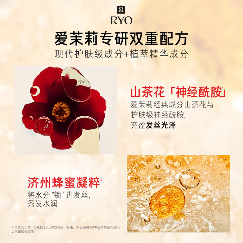 红吕护发素 Ryo/吕修护损柔顺亮泽护发乳400ml 改善毛躁柔顺高清大图