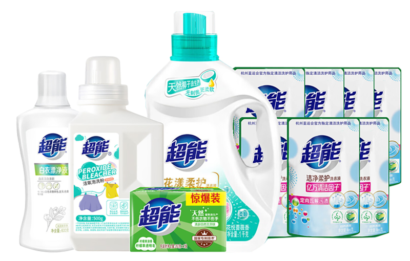 超能 柔护洗衣组合6120g