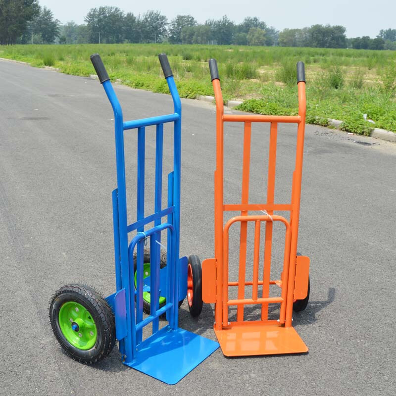 两轮手推车搬运车老虎车小推车载重王手拉车推货车大轮老虎车