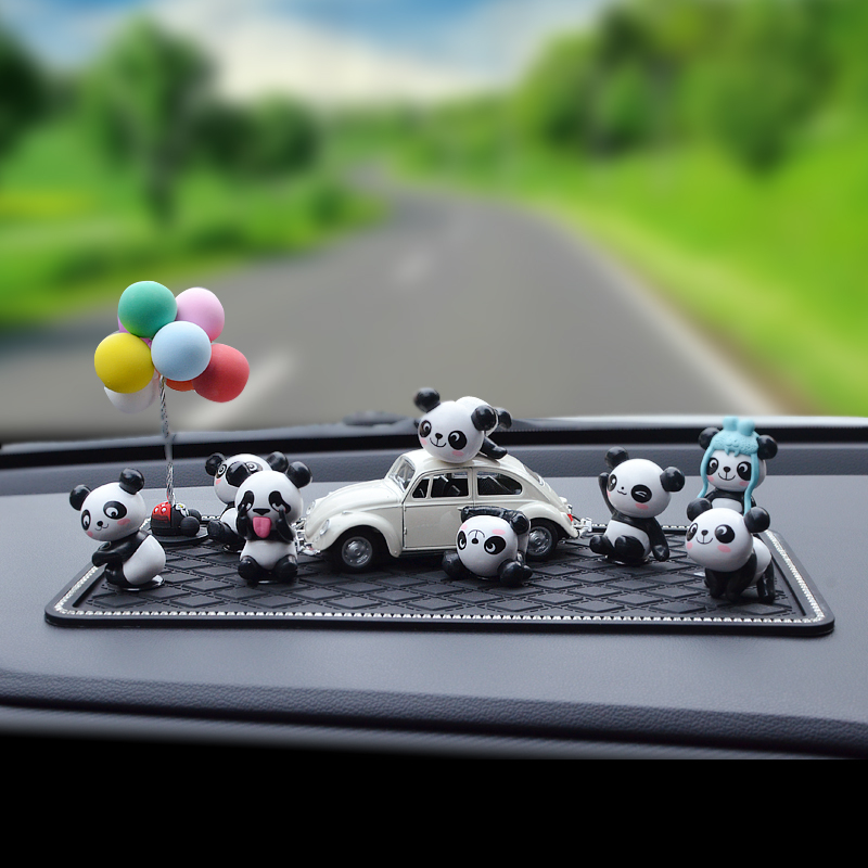 汽车饰品女生车内摆件漂亮内饰车上车载车内装饰品可爱创意中控台小粉