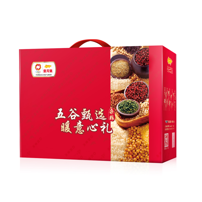 金龙鱼五谷杂粮礼盒装红色