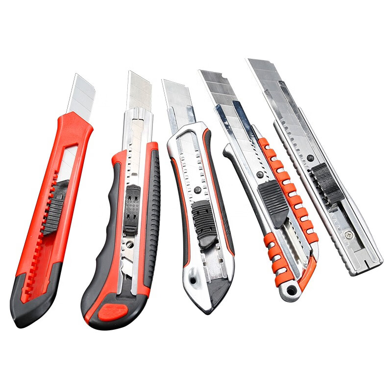 易尔拓(YATO) 美工刀壁纸刀工业用美工刀刀子工具刀架壁纸刀架刀片墙纸刀 包胶18x0.5mm YT-7509高清大图