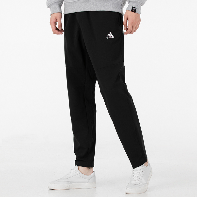 Adidas阿迪达斯男裤2022春季新款运动裤直筒裤宽松休闲长裤HE9890高清大图