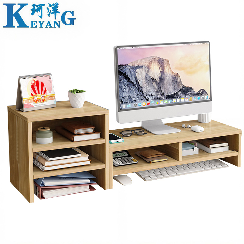 珂洋 显示器增高架 双层隔断+三层 个高清大图