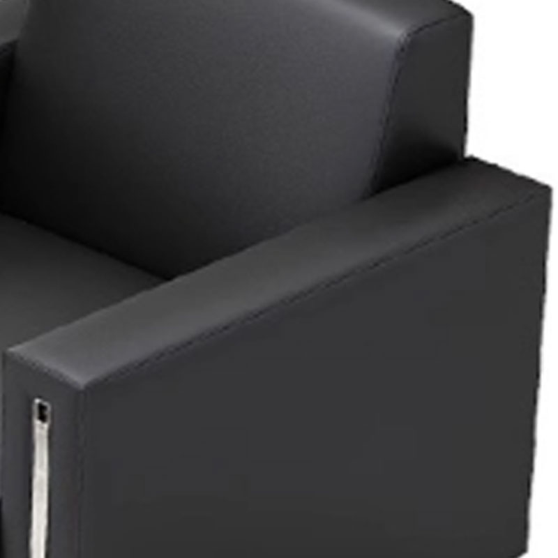 臻远ZY-SY-231简约现代商务会客洽谈公司接待沙发西皮单人位高清大图