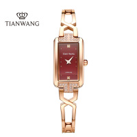 天王表(TIANWANG)手表 女士正品新款女表方形手链时尚防水石英表品牌手表3853