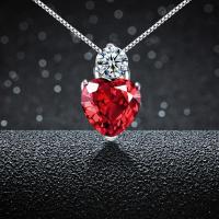 925银项链仿锆石女款锁骨链坠七夕情人节礼物送女朋友七夕情人节礼物