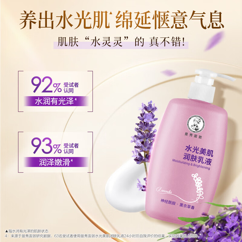 曼秀雷敦(Mentholatum)紧致美肌润肤乳液-玫瑰花香250ml 补水保湿 身体乳液润肤露高清大图