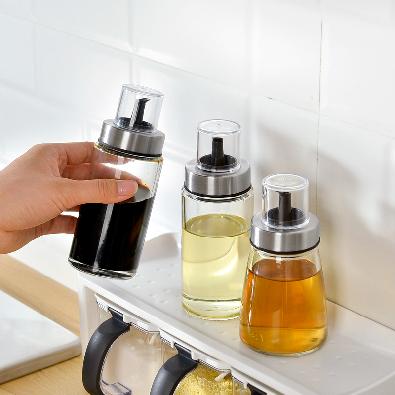 器皿bl0415 油瓶玻璃防漏油壶家用油罐调味料香油酱油瓶醋壶厨房用品