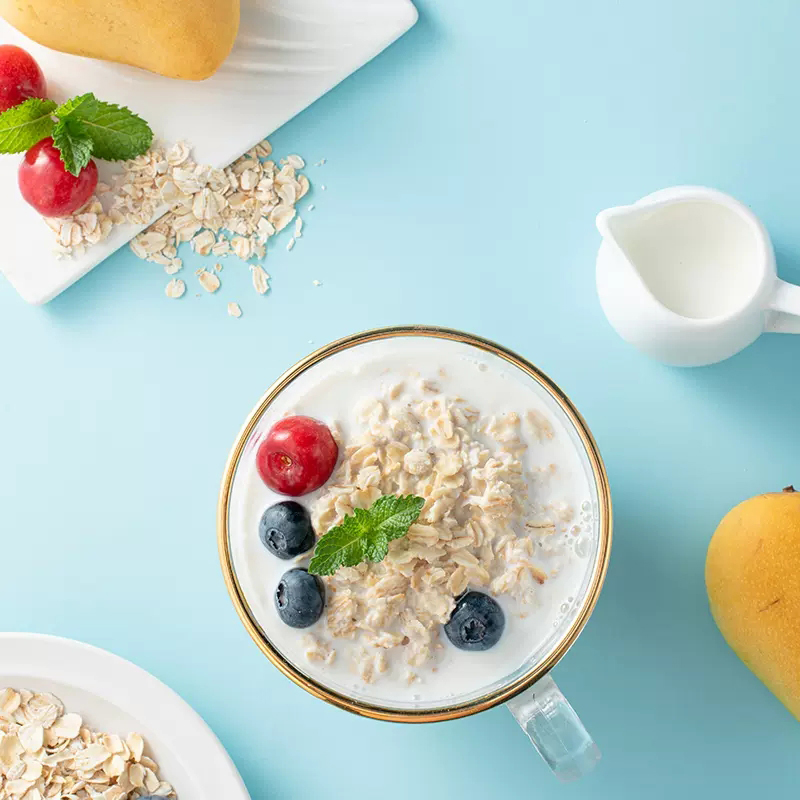 智力早餐阳光燕麦片1000g 原味无蔗糖易泡免煮即食谷物罐装桶装营养早餐高清大图