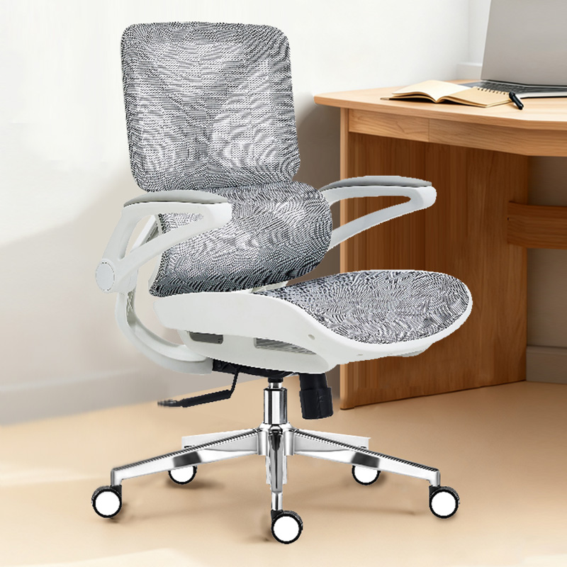 臻远 ZY-8944 办公椅人体工学椅转椅 白框 单位:把高清大图