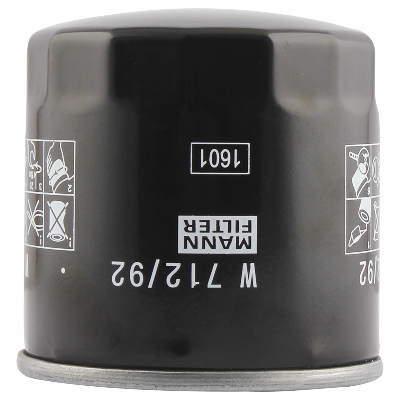 曼牌(MANNFILTER)机油滤清器机滤W712/92朗逸速腾宝来凌渡明锐捷达高尔夫7桑塔纳途观帕萨特Q3