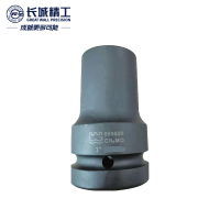 长城精工 气动套筒风炮长套筒头1英寸系列六角重型风动套头 26mm 588626