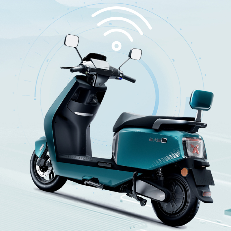 s600电动摩托车成人代步智能解锁高颜值电动轻便摩托车 山海青
