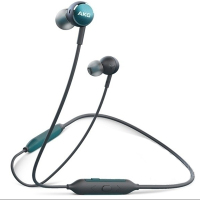 AKG/爱科技 Y100 WIRELESS无线蓝牙颈挂磁吸入耳式耳机HIFI运动绿