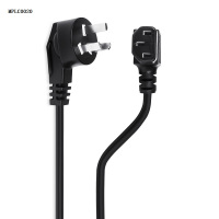 包尔星克MPLC0020弯头电脑主机电源线 黑色 2米