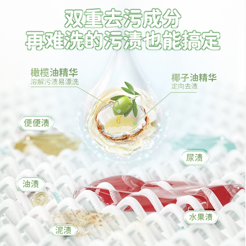 好爸爸亲肤洗衣露手洗专用950g温和亲肤不刺激深层去渍高清大图