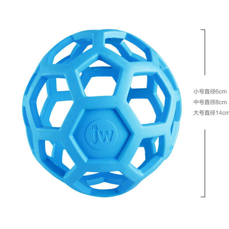 可爱狗狗智益漂浮训练球耐咬宠物玩具狗狗玩具橡胶声玩具球金毛泰迪宠物用品家用宠物玩具橡胶球球型玩具
