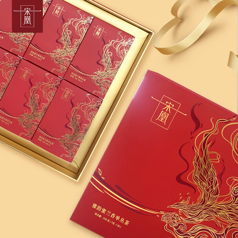 宋凰 密韵蜜兰香单丛 凤凰单枞特级雅韵蜜兰香盒装 210g(7g*30袋)高清大图