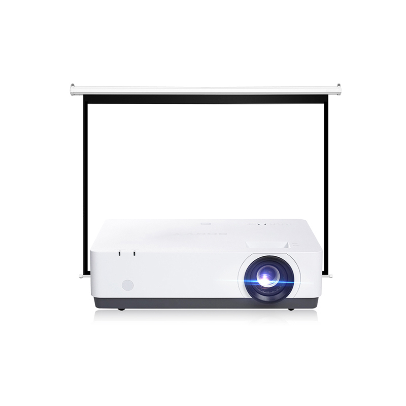 [套餐]索尼(SONY)EX435[100英寸4:3电动幕布]商务教育办公教学会议投影机高清家用投影仪3200流明XGA