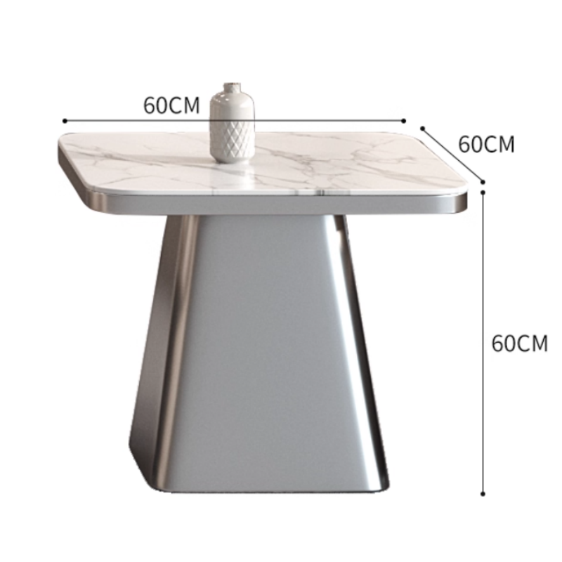 璎蕙 岩板方桌60cm 个高清大图