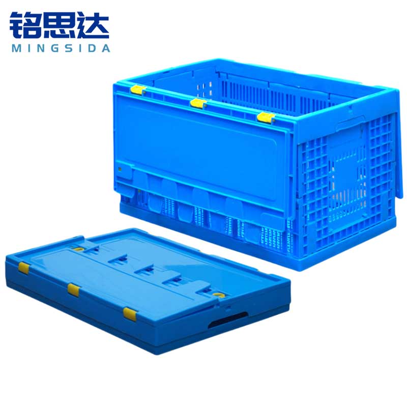 铭思达折叠周转筐含盖600*400*360mm个高清大图