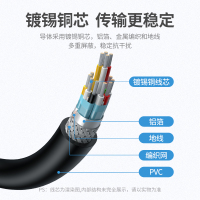 绿联HDMI延长线公对母2.0电视电脑笔记本机顶盒连接显示器投影仪4K3d加长0.5/1/2米台式主机高清信号音视频线