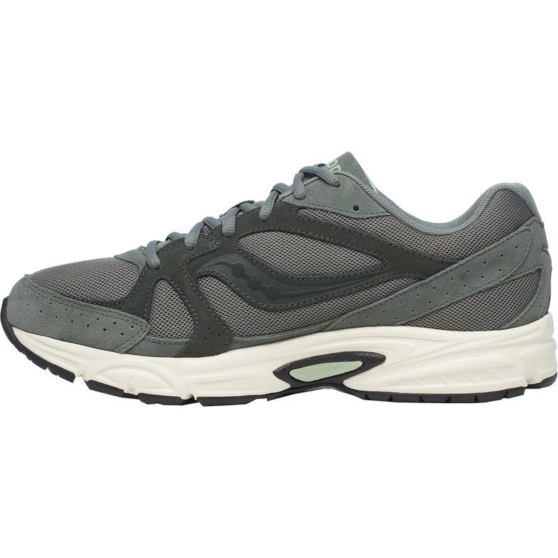 索康尼(SAUCONY)男士板鞋休闲鞋潮流网面减震运动鞋橄榄绿