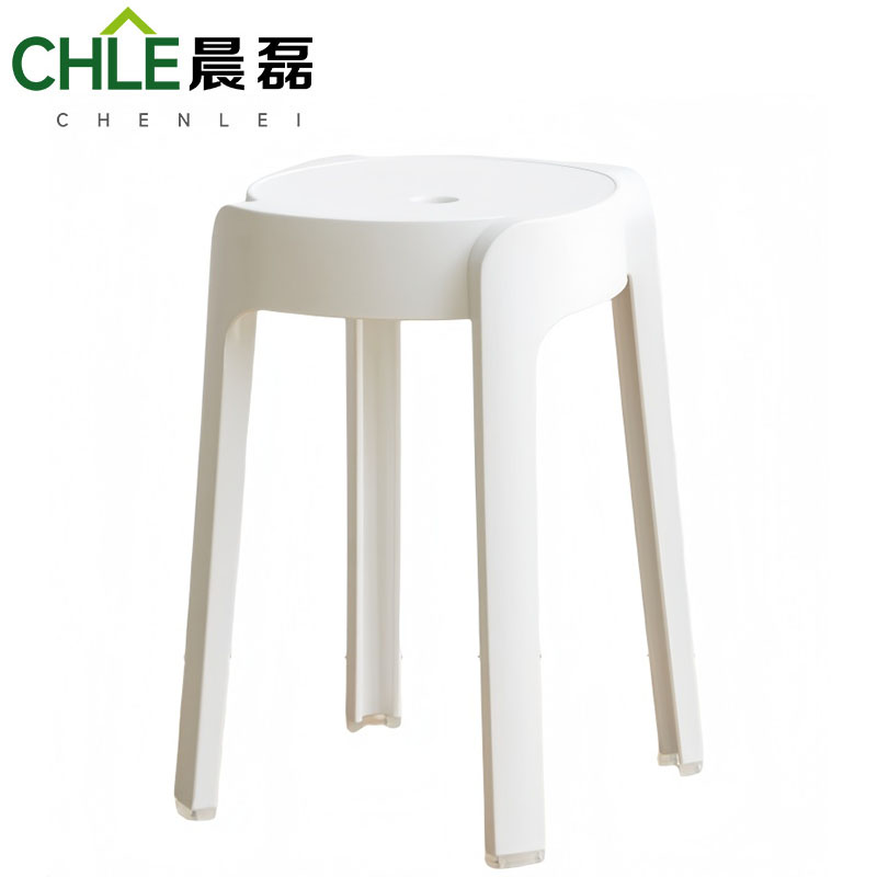 晨磊 塑料凳 A10(白色) 个高清大图