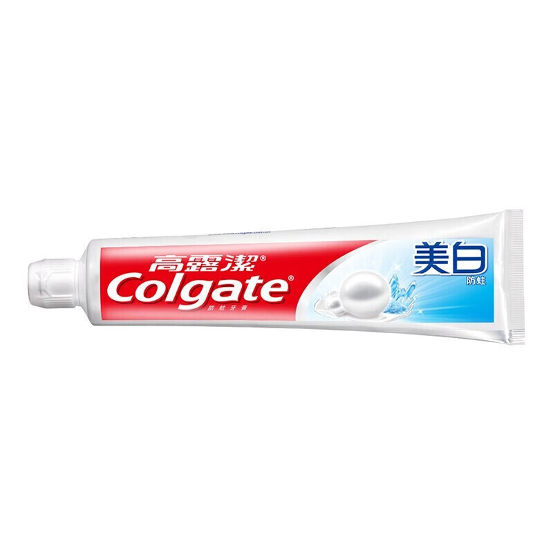 高露洁(Colgate)美白牙膏 140g*4 支全面防蛀清新薄荷高清大图