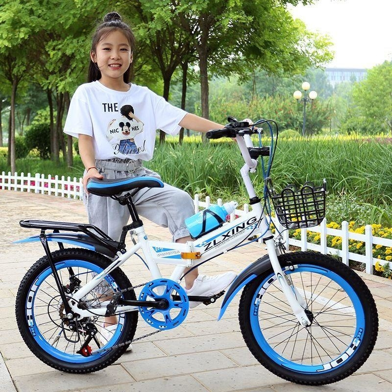 新款折叠儿童自行车6-15岁男女童变速脚踏单车小学生18 20 22寸