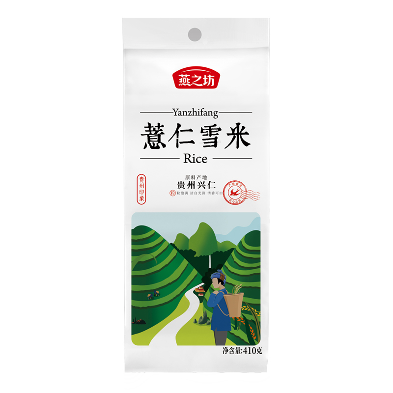 燕之坊 薏仁雪米 一袋410g (1组2包)