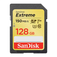 [免邮]闪迪(SanDisk) SD卡至尊超速128G 单反相机存储卡内存卡 读150MB/s写60MB/s支持4K