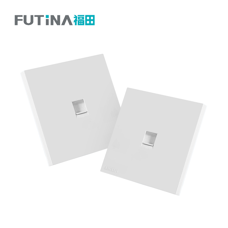 福田 开关 暗装墙壁开关面板 一位电脑 单位:个高清大图