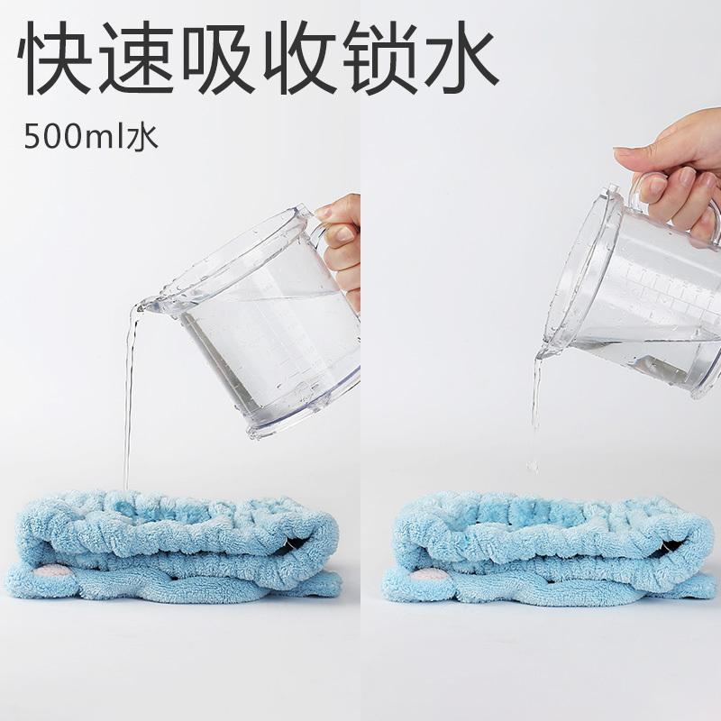 干帽加强吸水速干毛巾韩国成人可爱厚浴帽擦头包头干毛巾加