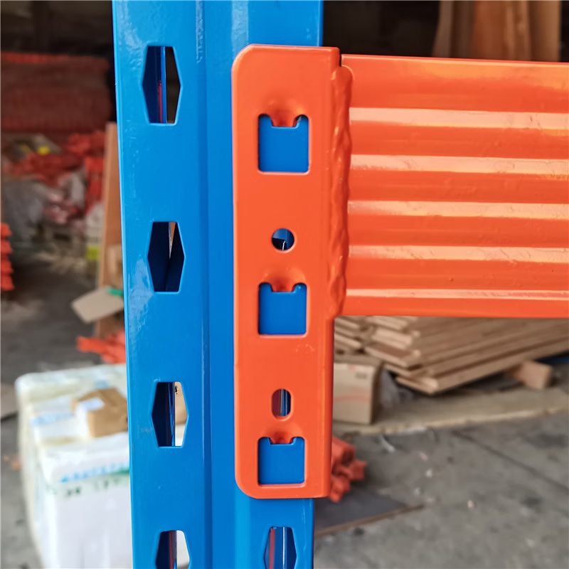 臻远 ZY4121555重型货架置物架四层主架 蓝+橘红 1500*600*2000mm 500kg高清大图