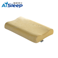睡眠博士(AiSleep)枕芯 人体工学儿童进口乳胶枕 泰国乳胶护颈枕头 46*27*7/7cm