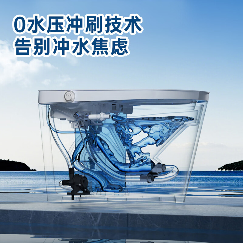 惠达HUIDA智能马桶ET666系列 白卫士系列 低压泡沫盾