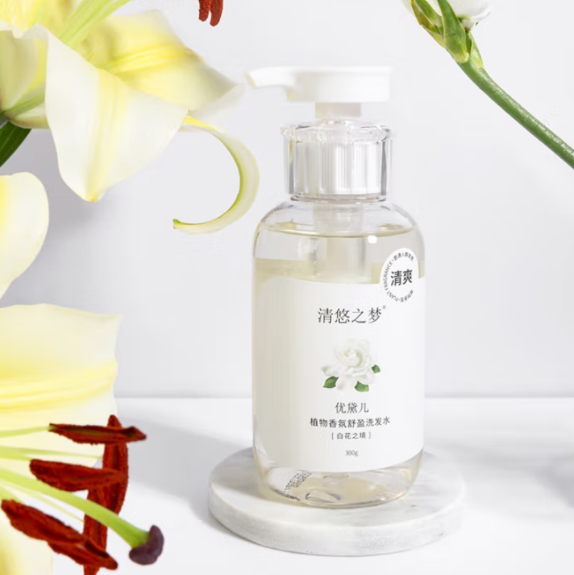 清悠之梦 优黛儿夏凉洗沐套装300g(洗发水+沐浴露)高清大图