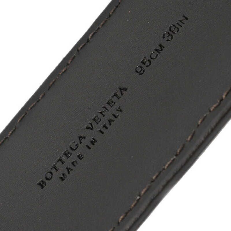 [优享]Bottega Veneta 葆蝶家 男士牛皮编织腰带 173784-V4650-2040 深棕色100CM