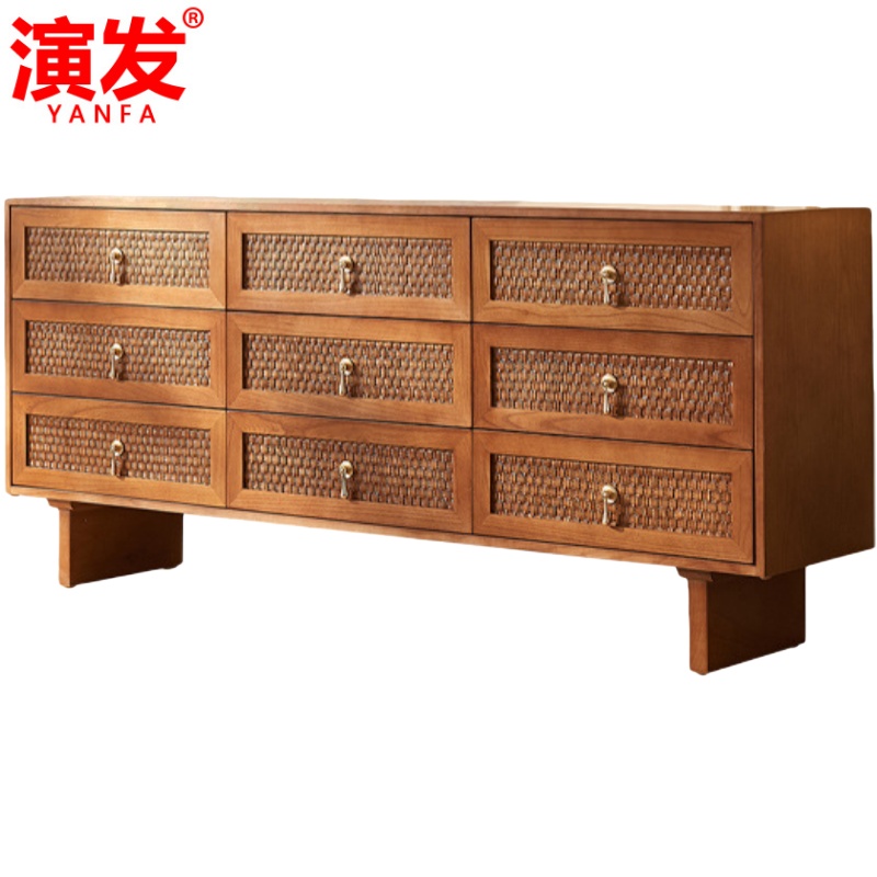 演发 餐边柜九抽台