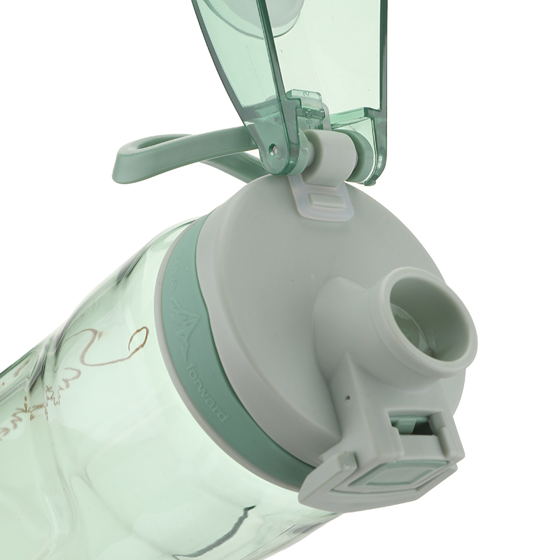 乐扣乐扣(LOCK&LOCK) 家用品新活力弹盖 运动杯 绿色 800ml HLC682GRNFU高清大图