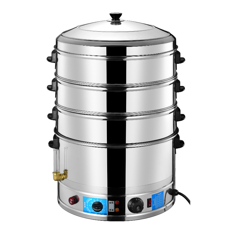 电蒸锅时光旧巷家用多功能商用大容量超大号多层电蒸笼机蒸馒头52cm3